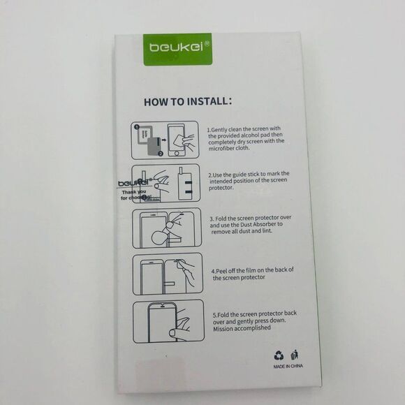 Brand New BEUKEI Tempered Glass For LG Stylo 7 Screen Protector‎ - Picture 5 of 6